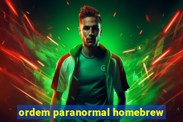 ordem paranormal homebrew